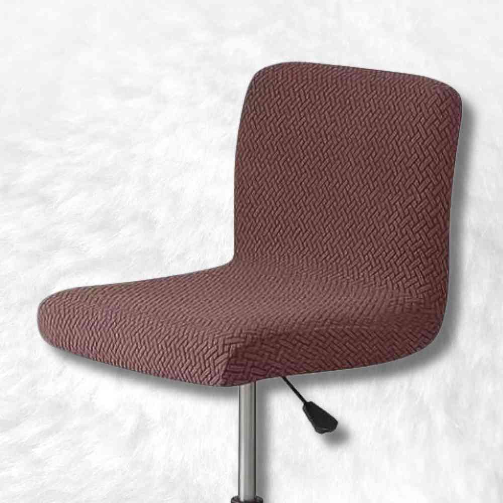 Housse de Chaise de Bar Extensible marron