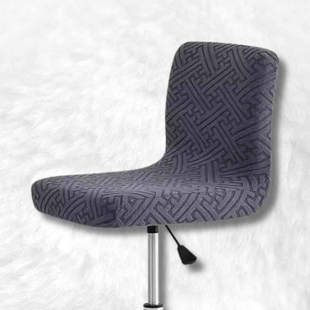 Housse de Chaise de Bar Moderne grise