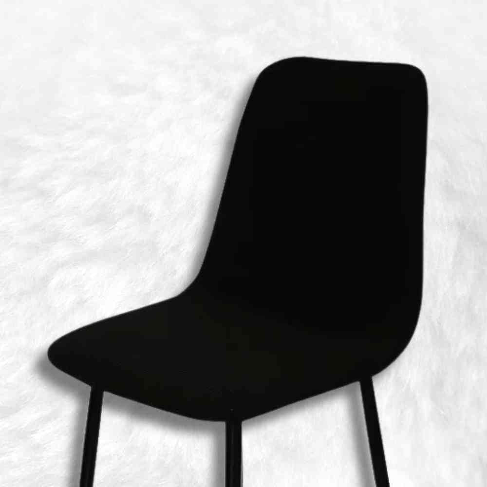 Housse de Chaise de Salle à Manger noire