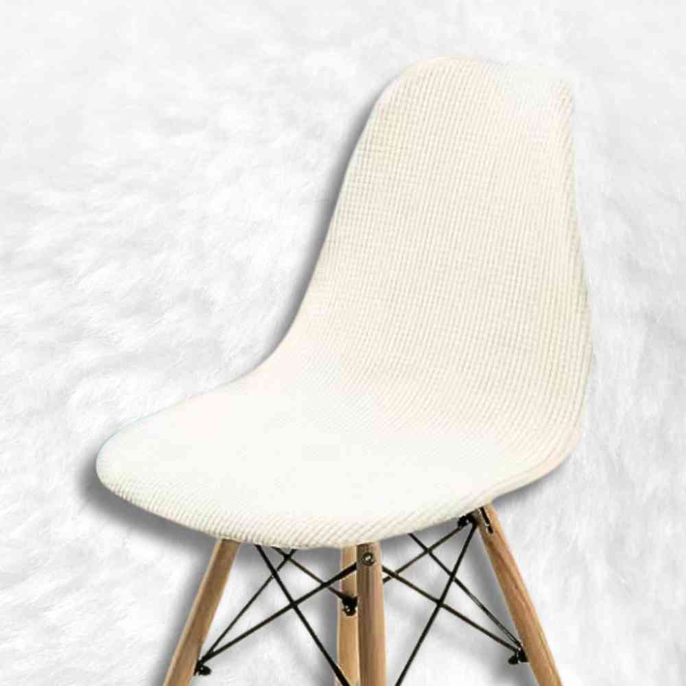 Housse de Chaise Extensible Imperméable blanche