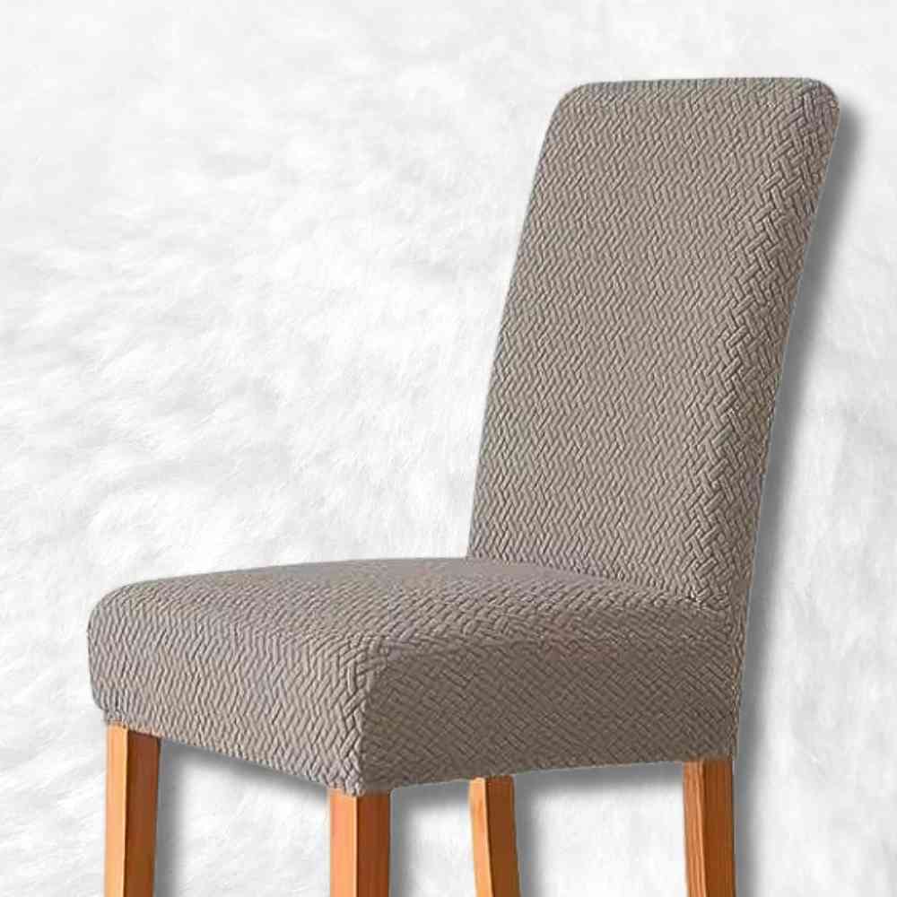 Housse de Chaise Extensible Taupe