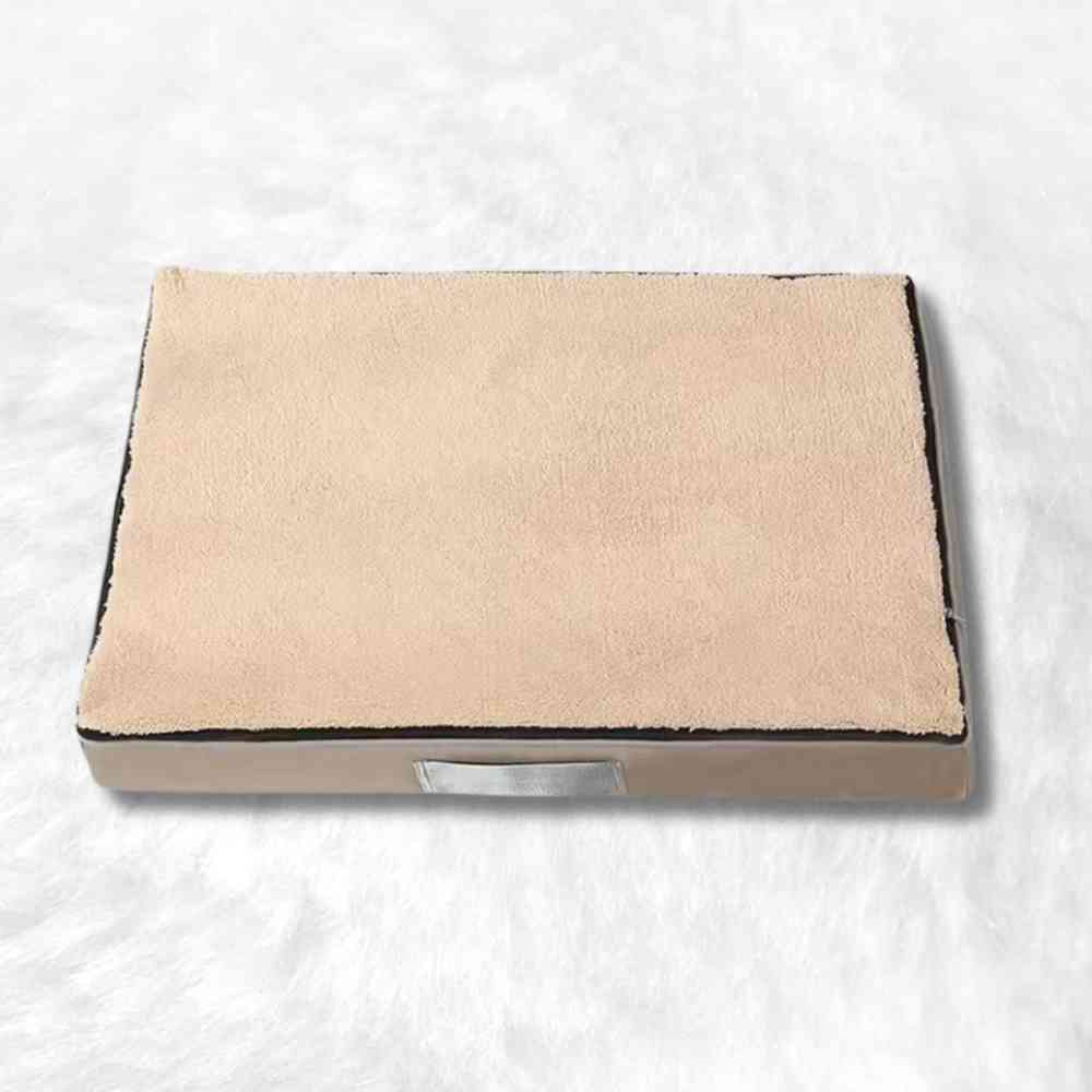 Matelas Mémoire de Forme pour Chien beige