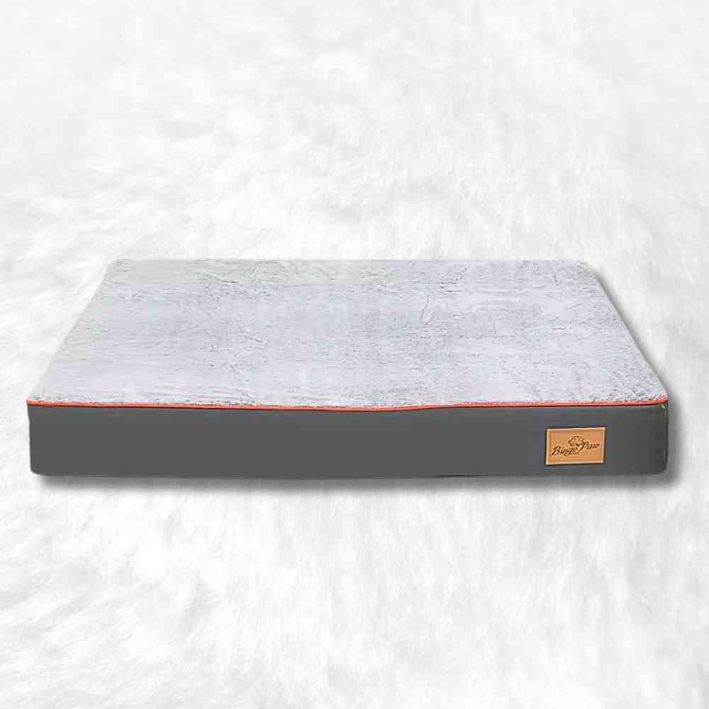 Matelas pour Chien XXL Déhoussable gris