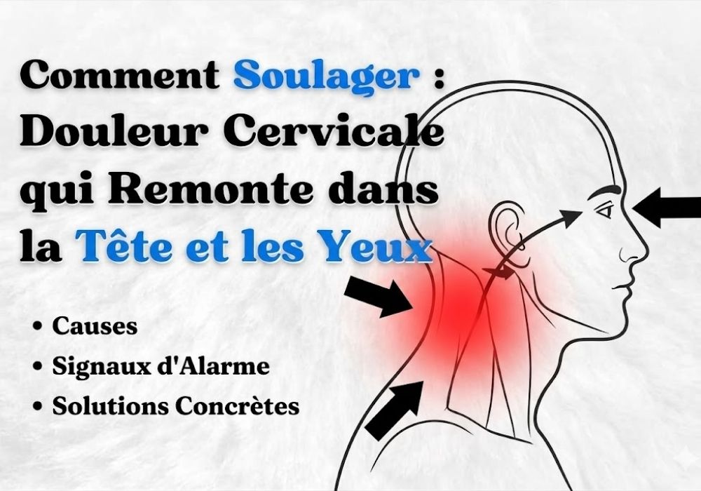 Douleur Cervicale qui Remonte dans la Tête et les Yeux : Causes, Signaux d'Alarme et Solutions Concrètes