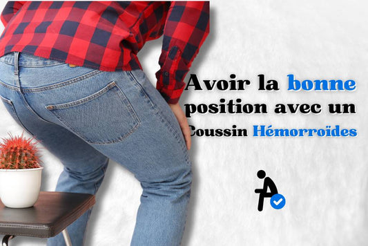 Avoir la bonne position avec un coussin hémorroïdes