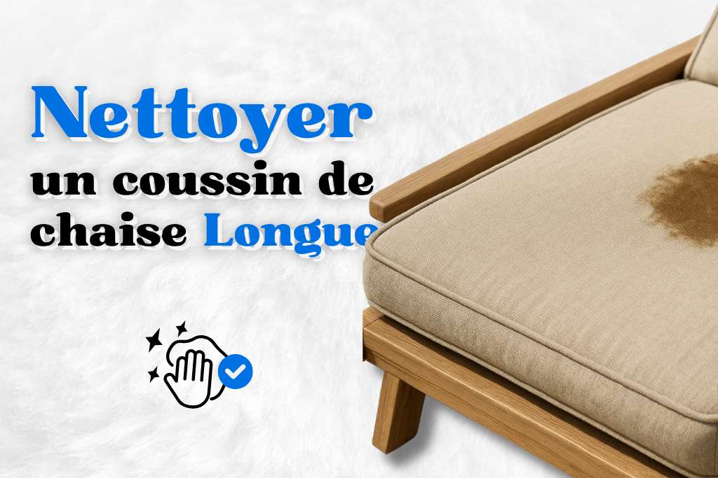Nettoyer une coussin de chaise longue