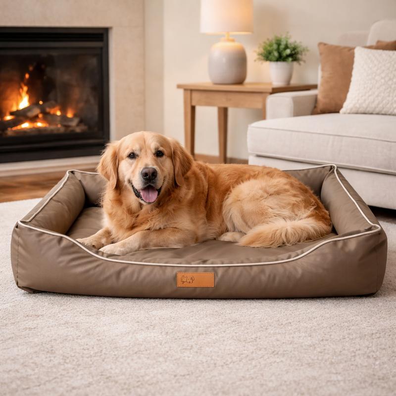 Chen Coussin Imperméable pour Chien marron