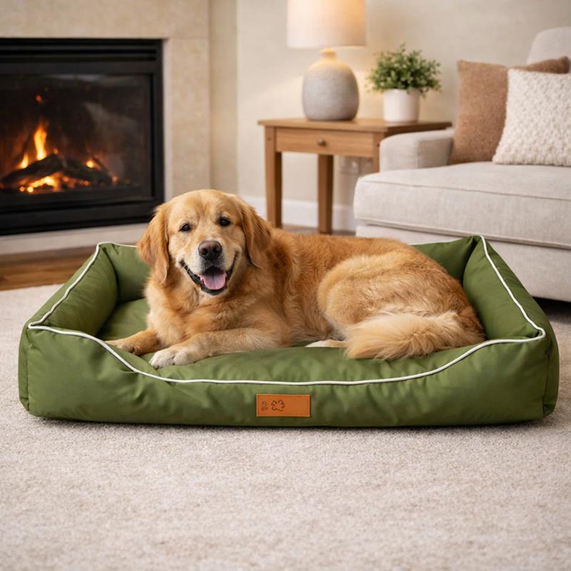 Chien Coussin Imperméable pour Chien vert​
