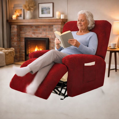 Femme Housse Fauteuil Relax Imperméable rouge