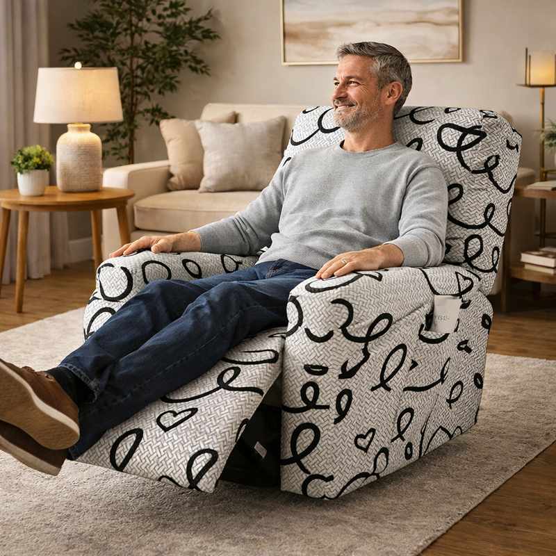 Homme Housse Fauteuil Relax la Spirale