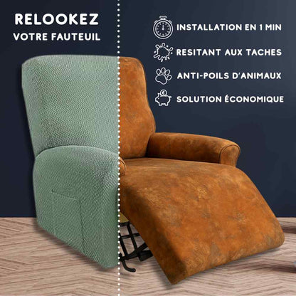 Installation de la Housse Fauteuil Relax verte
