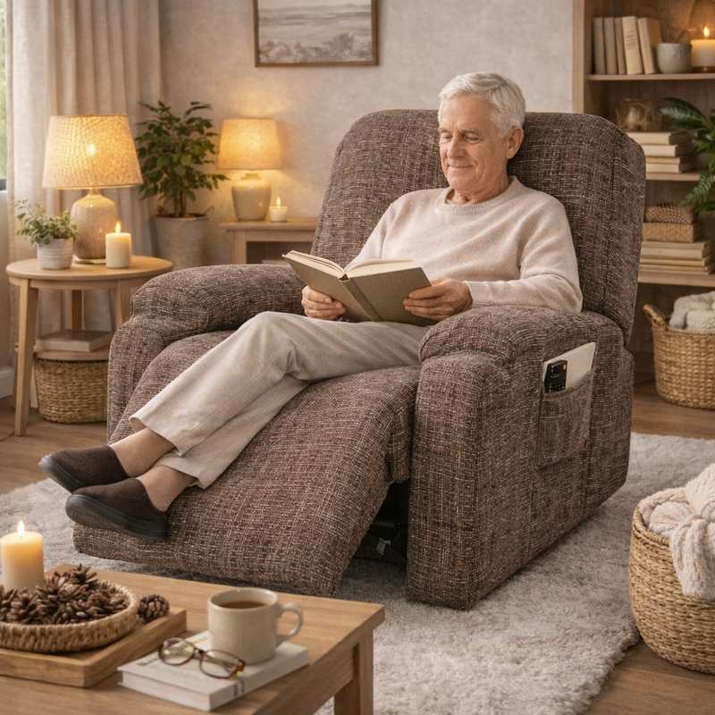 Homme Housse Fauteuil Relax vintage