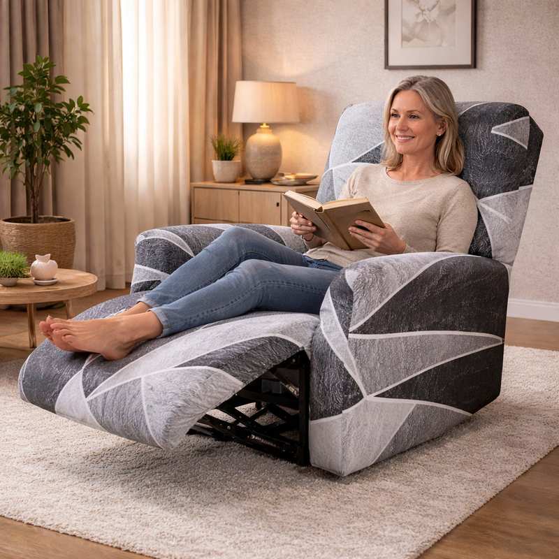 Femme Housse Fauteuil Relaxation Roche