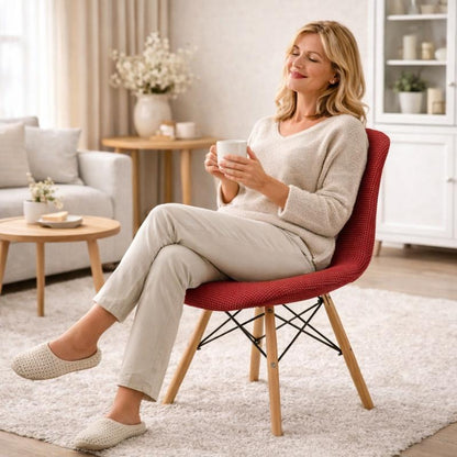 Femme Housse de Chaise Extensible​ Imperméable rouge