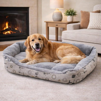 CHien Panier Confort pour Chien gris