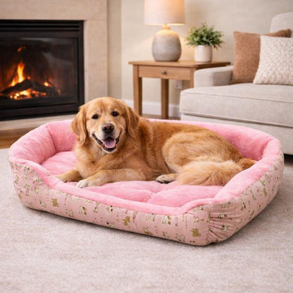 Chien Panier Confort pour Chien rose