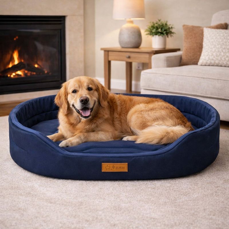 Chien Panier Imperméable pour Chien bleu