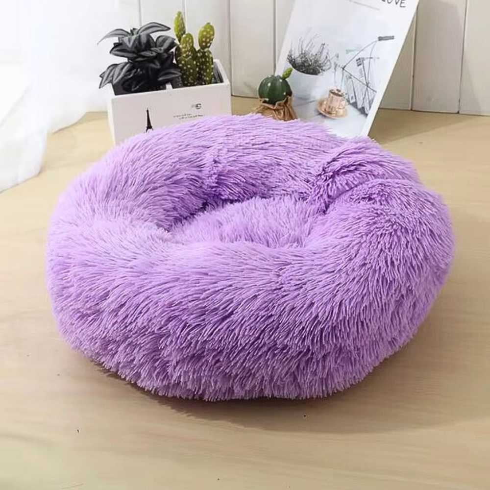 Coussin Anti-stress pour Chien Violet rond