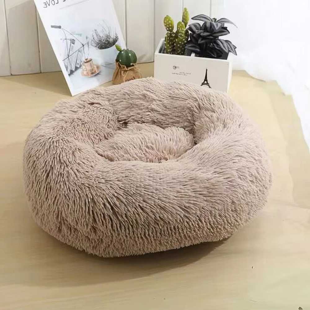 Coussin Anti Stress pour Chien Café  rond