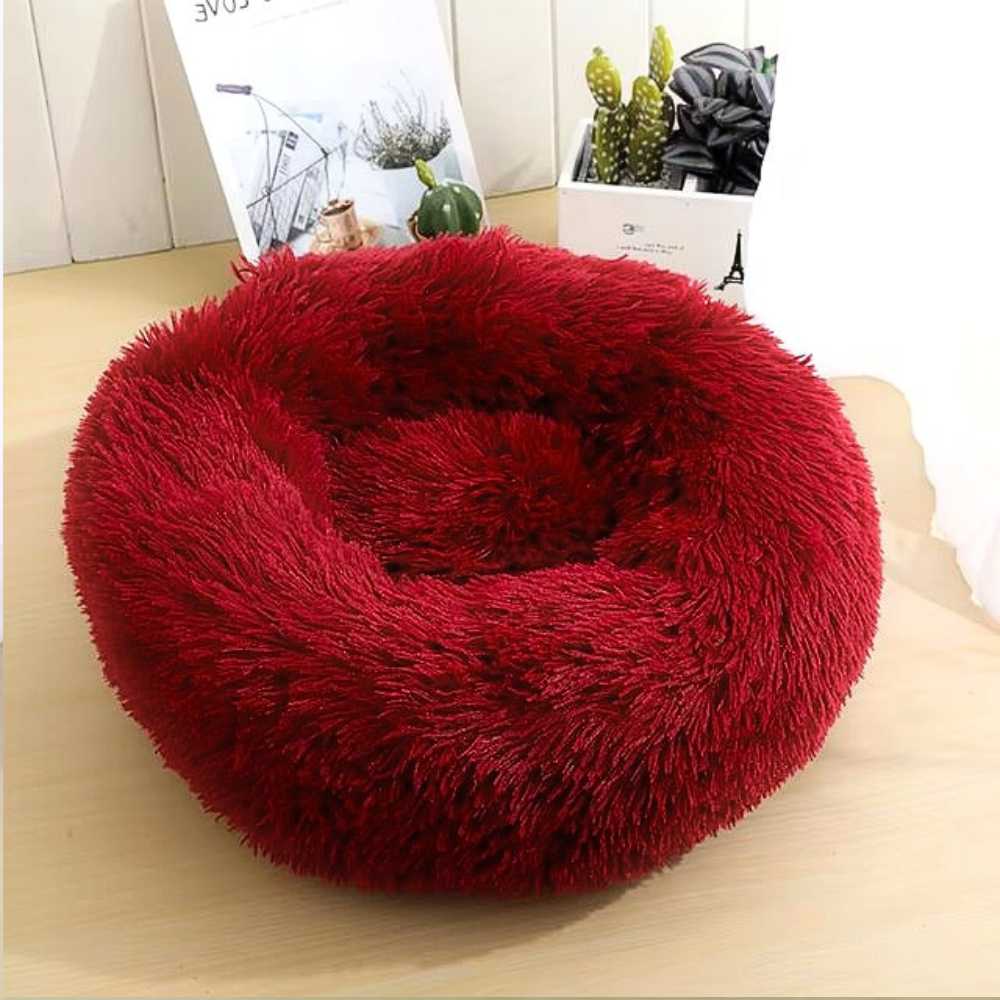 Coussin Anti-stress pour Chien Rouge rond