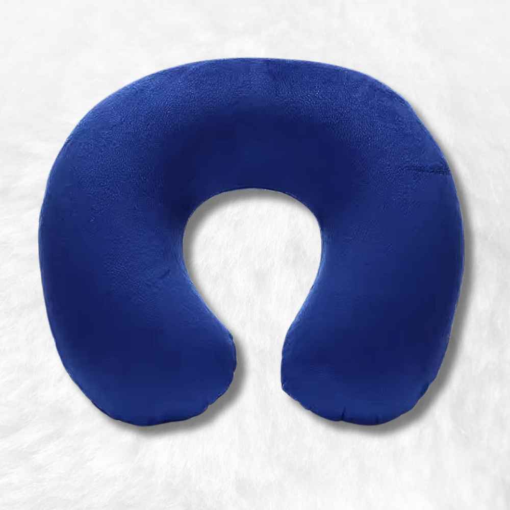 Coussin Avion Gonflable bleu