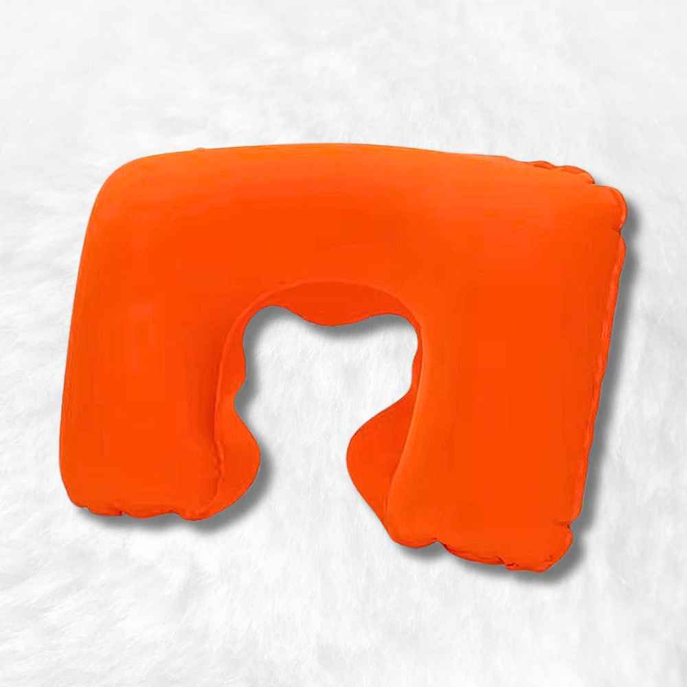 Coussin Avion Gonflable Confort orange