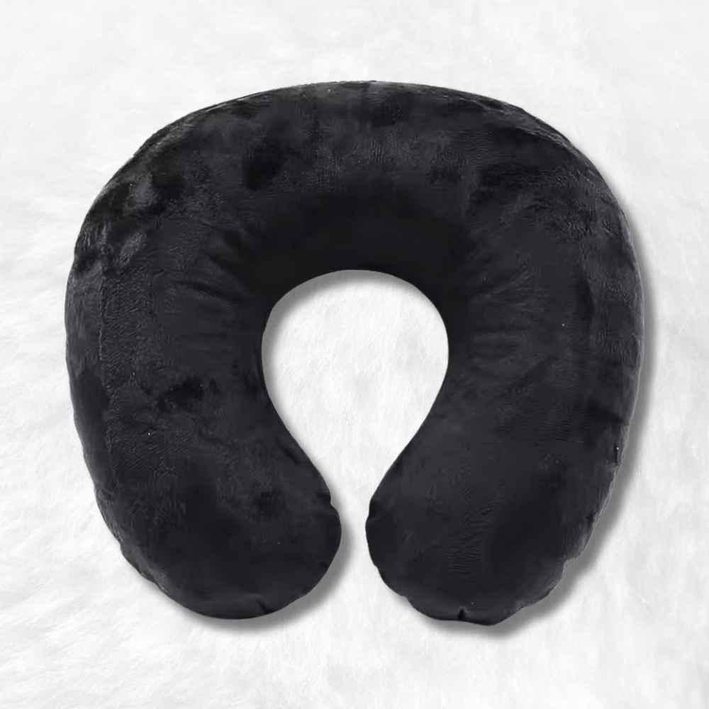 Coussin Avion Gonflable noir​ 