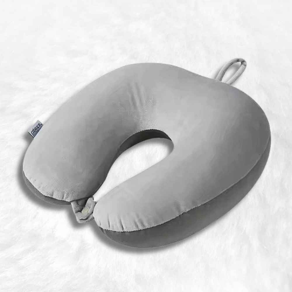 Coussin Avion Nuque gris