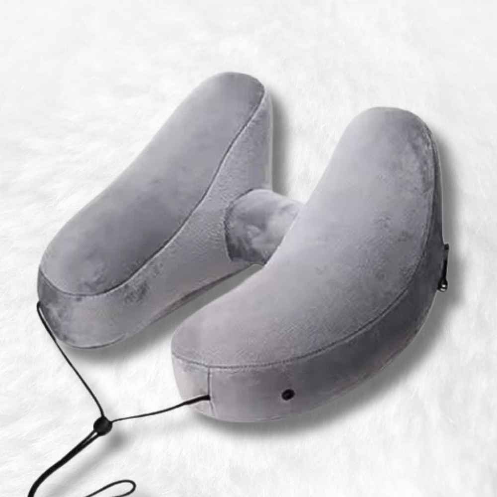 Coussin Cervical de Voyage gris 