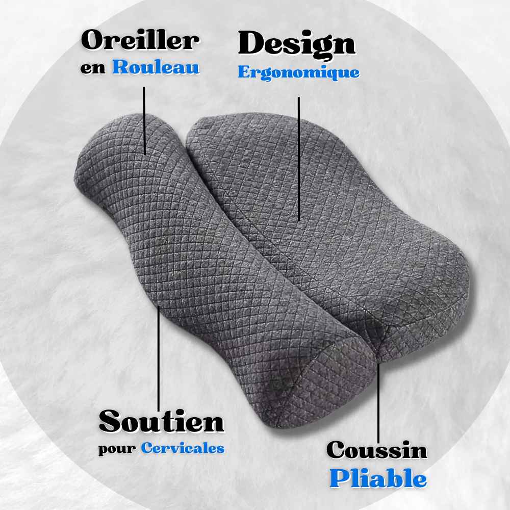 Informations du Coussin Cervical pour la Nuit gris​