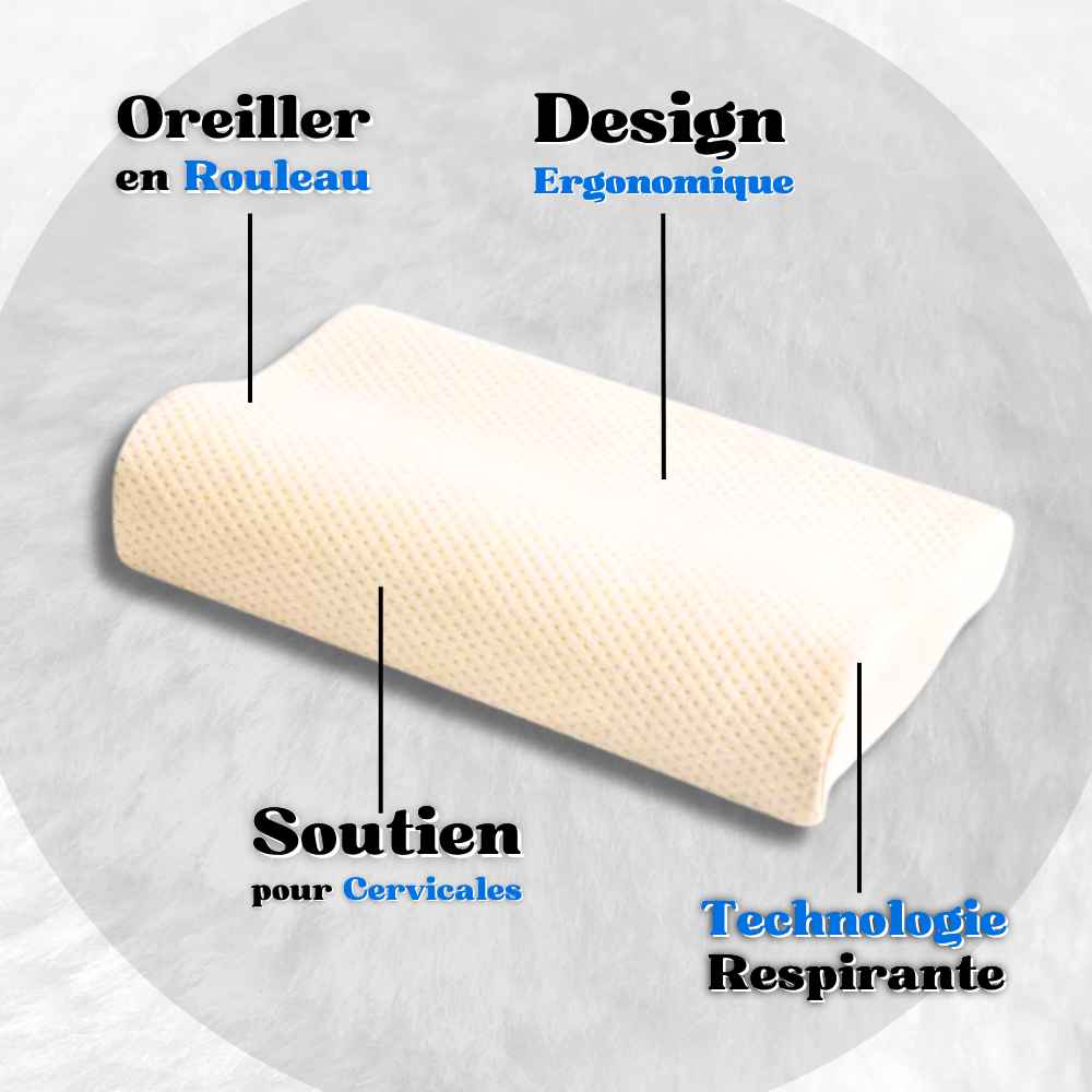 Informations sur ce Coussin Cervical pour dormir beige