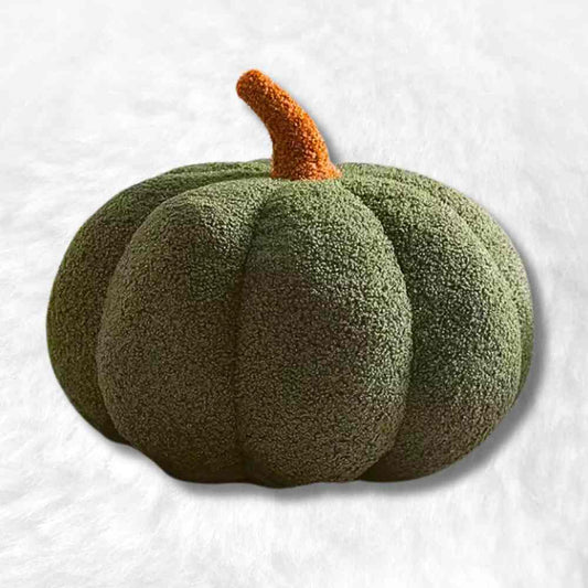 Coussin Citrouille vert