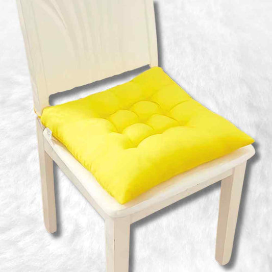 Coussin de Chaise Carré jaune