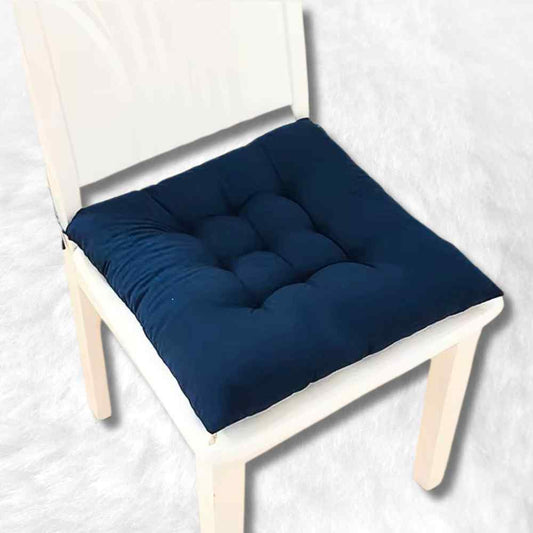 Coussin de Chaise Carré bleu marine