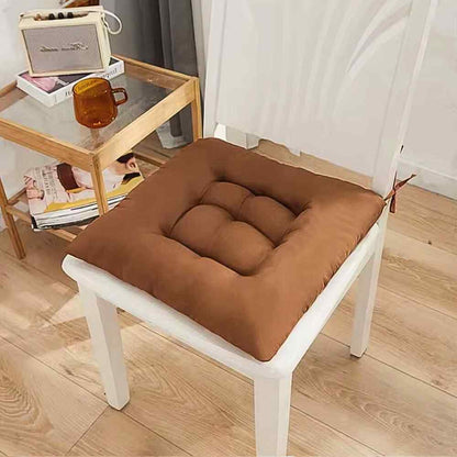 Coussin de Chaise Carré marron pour la maison