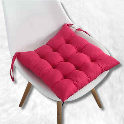 Coussin de Chaise Carré rose fushia