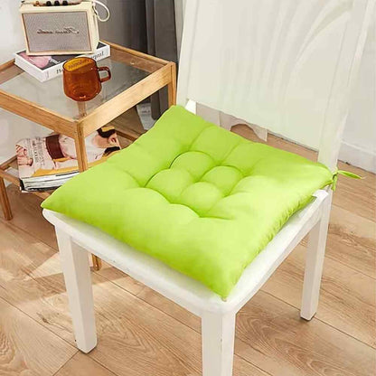 Coussin de Chaise Carré vert de maison