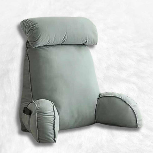 Coussin de Lecture Ergonomique Gris clair