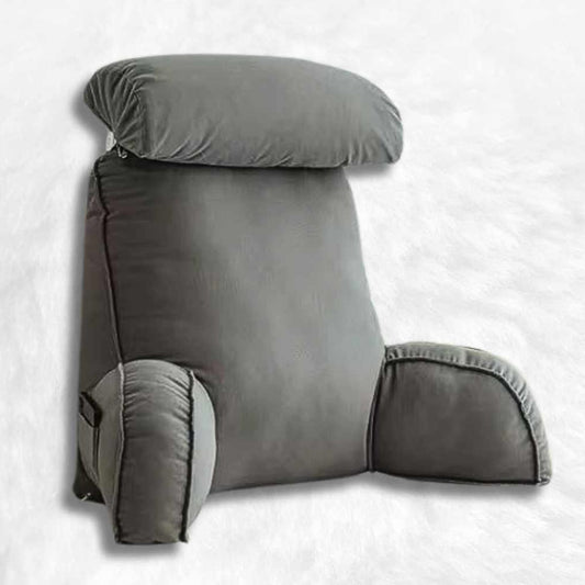 Coussin de Lecture Ergonomique Gris foncé