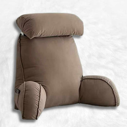 Coussin de Lecture Ergonomique Marron