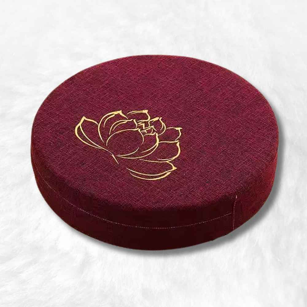 Coussin de Méditation Bouddhiste bordeaux