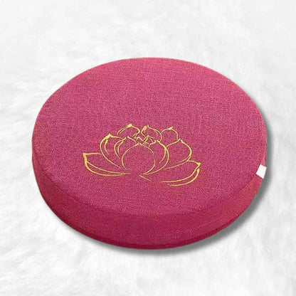 Coussin de Méditation Bouddhiste fushia