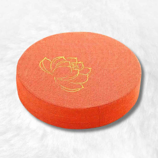 Coussin de Méditation Bouddhiste orange