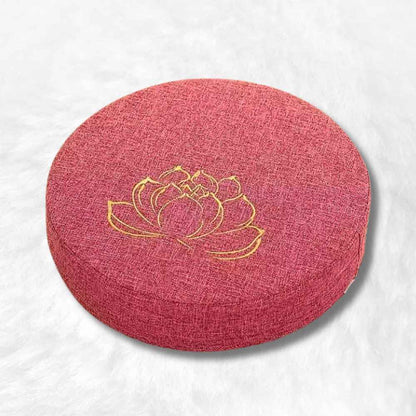 Coussin de Méditation Bouddhiste rose