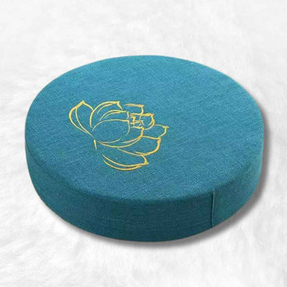 Coussin de Méditation Bouddhiste turquoise