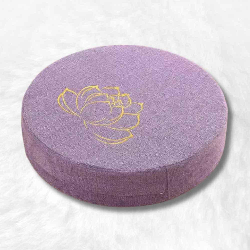 Coussin de Méditation Bouddhiste violet