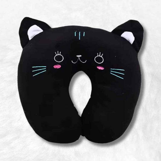 Coussin de Voyage chat noir 