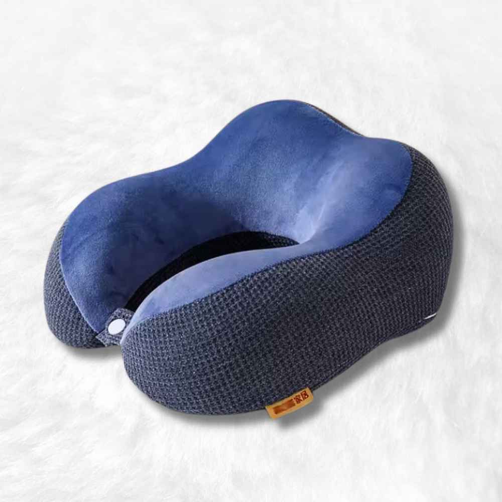 Coussin de Voyage Voiture​ bleu