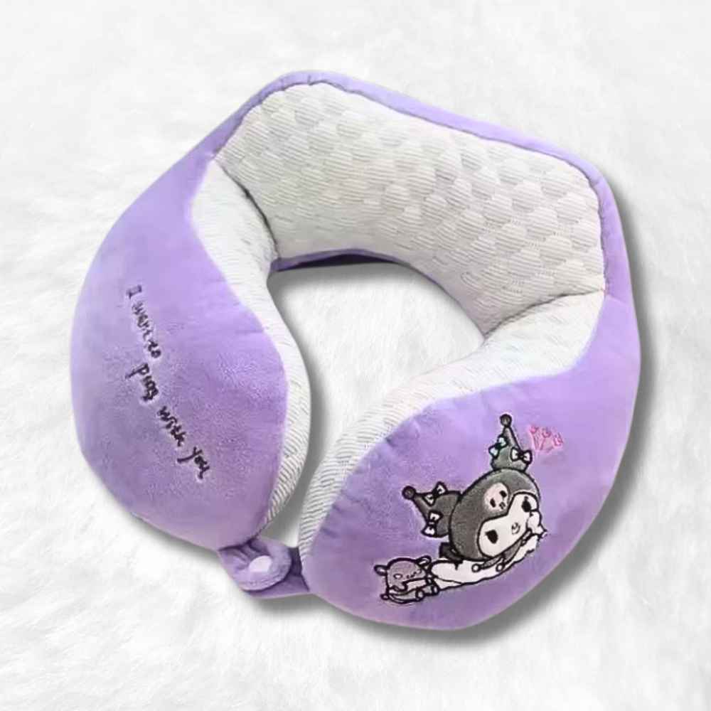 Coussin de Voyage​ Mignon violet 