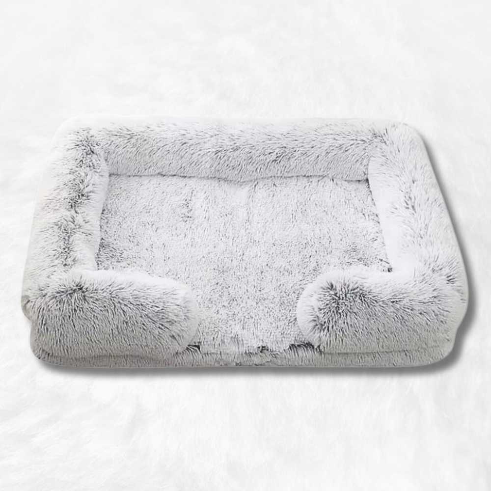 Coussin Anti-stress Déhoussable Neige pour Chien 